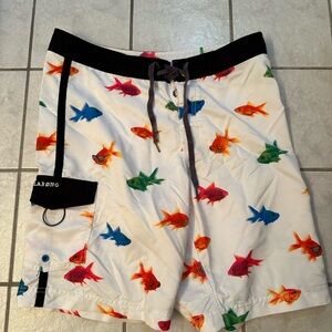 Billabong Goldfish Fish Swim Board Shorts Vibrant Swimwear